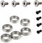 6Pcs Bearings,4Pcs Bearing Screws & 4Pcs Blades Screws for Mini Pneumatic Chamfering Machine,Replaceable Chamfering Tool Accessories Kits...
