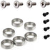 6Pcs Bearings,4Pcs Bearing Screws & 4Pcs Blades Screws for Mini Pneumatic Chamfering Machine,Replaceable Chamfering Tool Accessories Kits...