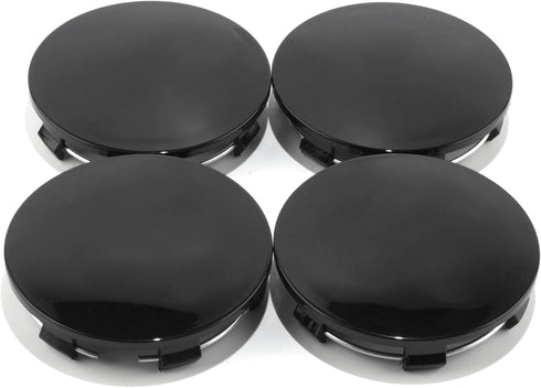 RTrhinoTuning 4 PCS 83mm Wheel Center Caps Compatible with Tahoe Suburban Yukon Escalade Rim, OD:3.27"(83 mm) ID: 3"(76.4 mm) Black Hubcaps...