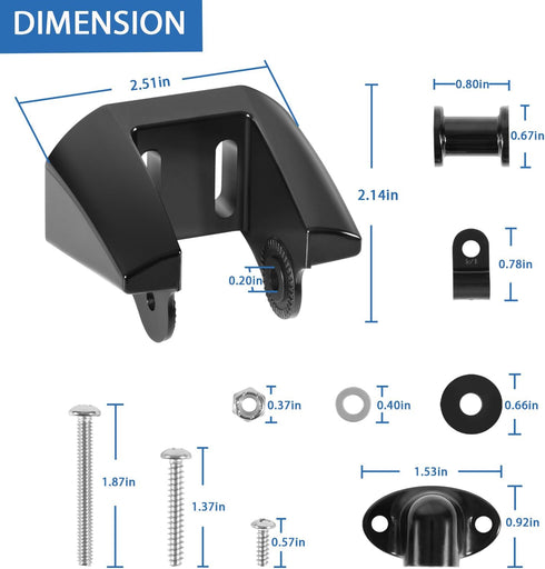 K00-00118-01 Transom Mount Bracket Kit Replacement Kick Up Bracket for Garmin 010-10272-00 Transducer...