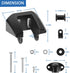 K00-00118-01 Transom Mount Bracket Kit Replacement Kick Up Bracket for Garmin 010-10272-00 Transducer...