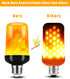 Hompavo ?Upgraded? LED Flame Light Bulbs, 4 Modes Flickering Light Bulbs with Upside Down Effect, E26/E27 Flame Bulb for Halloween Christmas Party...