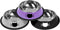 3Pcs Cat Bowls Non-Slip Stainless Steel Small Cat Food Bowl Unbreakable Thick Rubber Base Easily Clean Lovely Color...