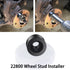 Wheel Stud Installer 22800 Wheel Stud Installer Tool Tire Stud Tool Wheel Studs Compatible with Automotive and Light-Duty Truck Wheel Studs(Replac...