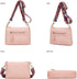 Makes Small Crossbody Bags for Women Gifts Shoulder Purses Vegan Leather Handbags with adjustable 2 Guitar Wide Straps...