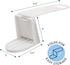 S&T INC. Laundry Detergent Cup Holder, Drip Tray Catcher for Laundry Detergent and Fabric Softener, Laundry Organizer, 2pk, White...