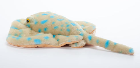 The Petting Zoo Blue Spotted Ray Stuffed Animal Plushie, Gifts for Kids, Wild Onez Ocean Animals, Stingray Plush Toy, 14 inches...