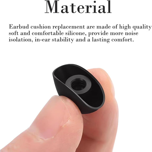 Purple Earbud Tips 6 Pairs S/M/L Earbud Covers Rubber Replacement Earbud Tips Ear Bud Replacement Pieces Silicone Compatible with Samsung Galaxy B...