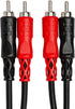 Hosa CRA-204 Stereo Interconnect, Dual RCA to Same, 13 Feet...