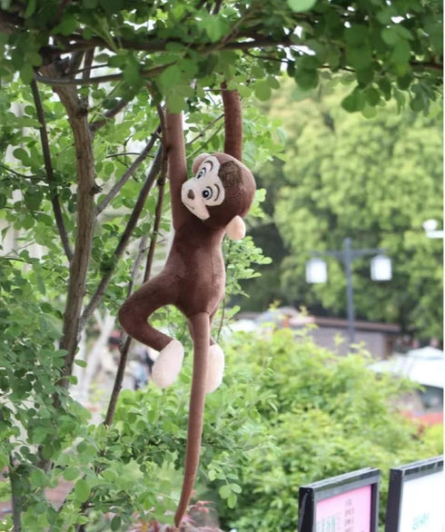 Long Arm Hanging Monkey Stuffed Animals,Curtain Monkey Plush Toy Birthday Xmas Gift for Kids (24Inch)...