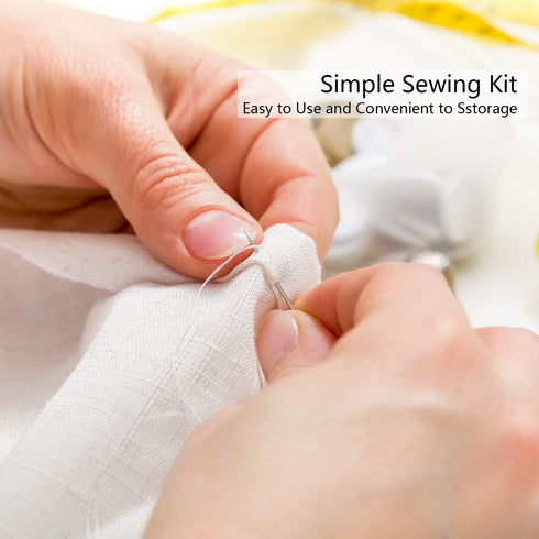 Tatuo Travel Sewing Kits Thread Repair Kit with Needles, Threads, Button, Pin for Hotel Amenities Necessities, 6 Colors (300 Sets)...