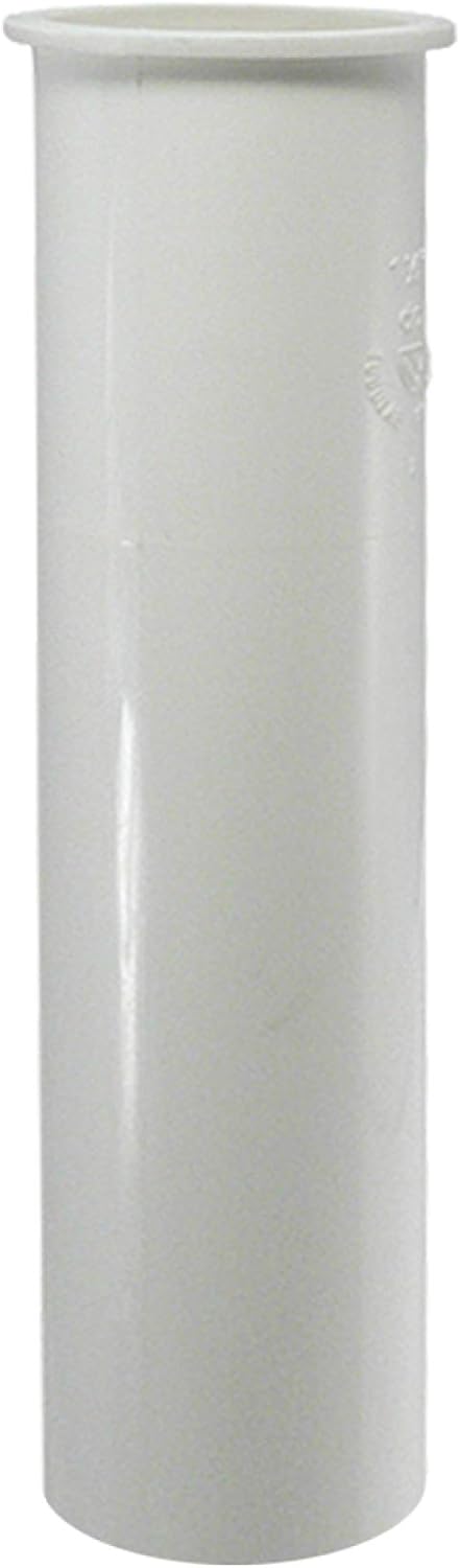 Plumb Pak PP905W Sink Tailpiece, 1-1/2 In Dia X 6 In L, Flanged, Pvc, No Size, White...