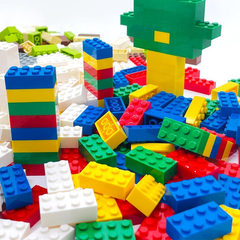 120Pieces Classic Building Bricks Blocks Toy Set 2x4 MOC Building Basic Bricks Parts and Pieces Compatible with Major Brands STEM Creative Constru...