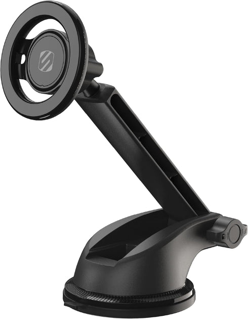 Scosche MagicMount SMSWDEX MagSafe Car Mount, Magnetic Phone Holder for Car Windshield/Dashboard, Suction Cup Phone Mount Compatible w/iPhone 15/1...