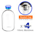 Sterile Empty Vials with Self Healing Injection Port and Aluminum Plastic Cap,Sterile Package (100ml Clear 4PCS)...