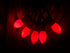 25PK C7 Christmas LED Replacement Bulbs,C7 Ceramic Red LED Bulb,0.6W E12 Base Bulbs for Patio Home Outdoor&Indoor Christmas Decor...