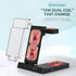 New 6-in-1 Wireless Charger Charging Station, Foldable Stand Dock,Compatible with Samsung,iPhone 15 14 13 12 11 X XR XS Pro Max 8 Plus SE, for App...