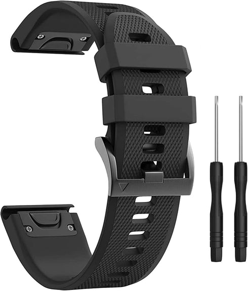 Watch Band for Fenix 5/Fenix 6/Forerunner 935/945/Instinct - 22mm Width (Black)...