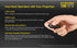 Nitecore Tube V2.0 Keychain Flashlight, 55 Lumen Bright USB Rechargeable Ultra Lightweight Compact (Black)...