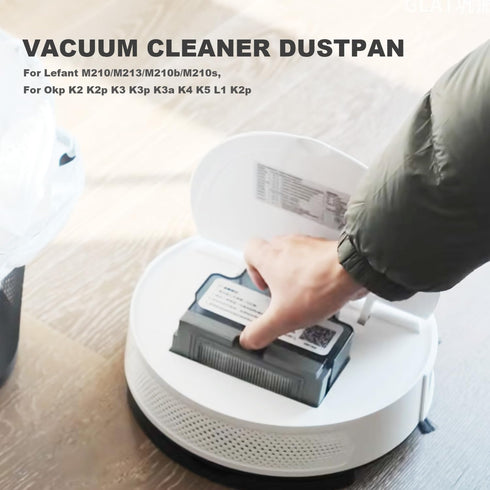 Robot Vacuum Replacements Parts Fit For Lefant M210/M213/M210b, For Okp K2 K2p K3 K4 K5 L1 K2p Robot Vacuum Cleaner, Vacuum Dust Pan, Side Sweep E...