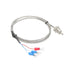 MECCANIXITY PT100 Thermocouple Temperature Sensor M10 Screw Temperature Probes 3.3ft -50 to 200°C(-58 to 392°F)...