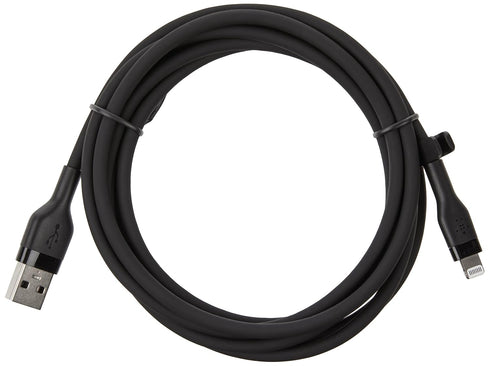 Belkin BoostCharge Flex Silicone USB Type A to Lightning Cable (2M/6.6FT), MFi Certified Charging Cable for iPhone 13, 12, 11, Pro, Max, Mini, SE,...
