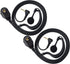 HYS Radio Earpiece Soft Rubber G Shape Earhook Law Enforcement Tactical Headset for Motorola Walkie Talkie T200TP T260 T100 T100TP T402 T460 T465 ...