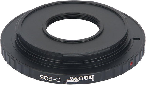 Haoge Manual Lens Mount Adapter for C-Mount CCTV Cine Movie Film Lens to Canon EOS Rebel 80D 70D 60D 50D 550D 500D 5D 5DS 7D EF EF-S Mount Camera...