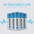NECTIUM Superior Performance AA Batteries 8 Count Alkaline Pure-Gold-Bottom IoT Batteries Ultra Power Long Lasting for IoT Devices Smart Lock...