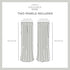 Exclusive Home Loha Linen Grommet Top Curtain Panel Pair, 54"x108", Dove Grey...