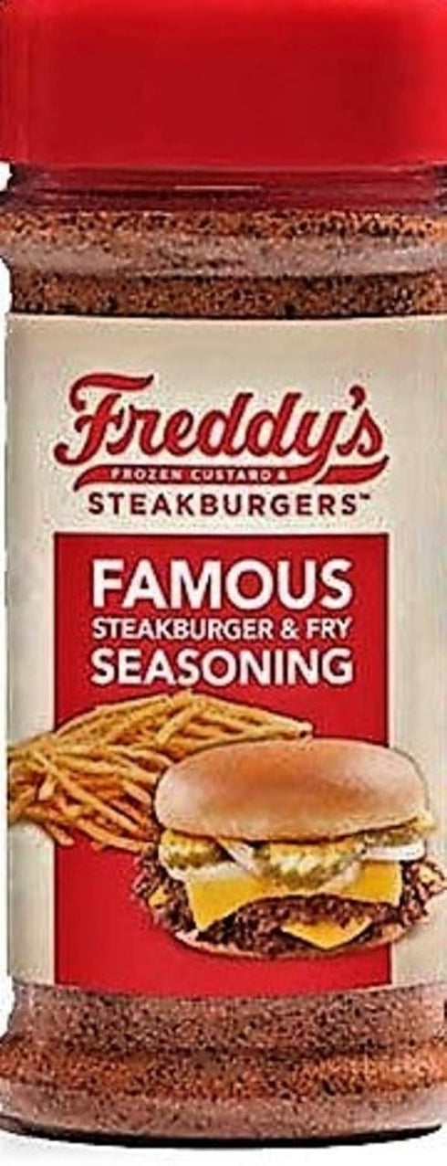 Freddy's Steakhouse Famous Steakburger and Fry Seasoning 8.5 Oz...