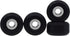 Teak Tuning Eco 85D CNC Poly Fingerboard Wheels - Street Shape, 7.5mm Dia., 5mm Wide - Black Colorway...