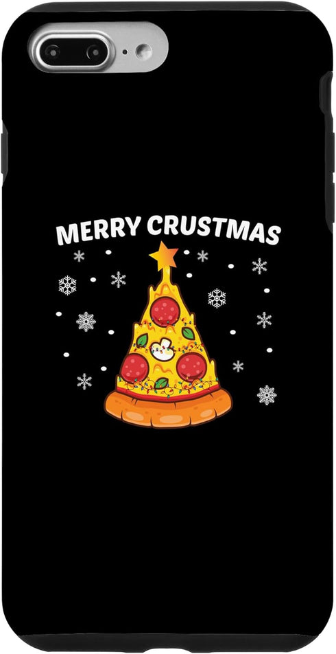 iPhone 7 Plus/8 Plus Merry Crustmas - Italian Food Pizza Maker Fast Food Lover Case...