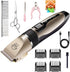Dog Grooming Kit Pet Shaver Clippers Low Noise Rechargeable Cordless Electric Quiet Hair Clippers Set for Dogs Cats Pet...