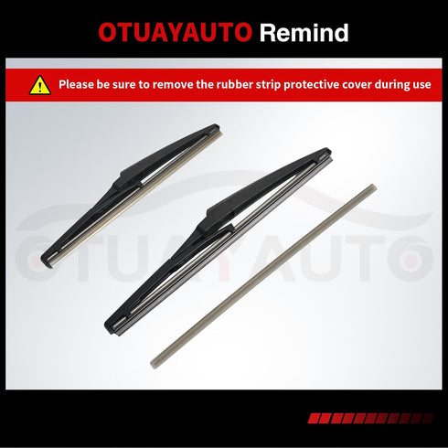 OTUAYAUTO 11" Rear Wiper Blade H281 Replacement for Jeep Grand Cherokee 2014-2022, Kia Soul 2010-2022, Chevy HHR 06-11, Hyundai Accent Kona 12-22 ...