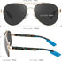 CARFIA Wide Temples Pilot Sunglasses for Men Polarized UV400 Protection Classic Trendy Style Eyewear CA5378...