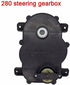 Steering Gearbox with Motor,RS280 12V Motor with Gear Box for Kids Powered Wheel Cars Steering Motor Accessory Match Children's Electric Ride on T...