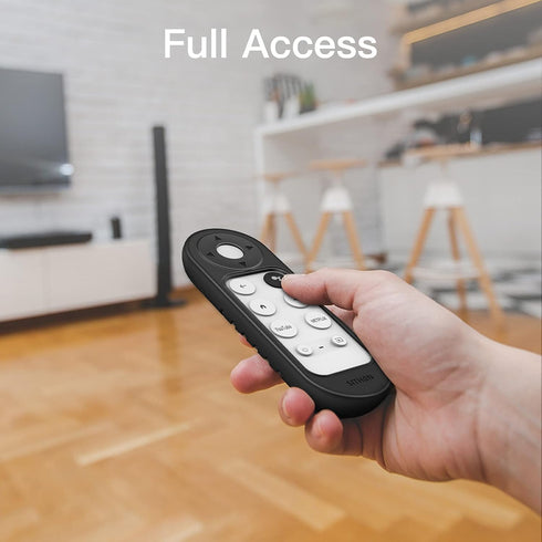 SITHON Silicone Case for Chromecast with Google TV 2020 Voice Remote, Shockproof Anti Slip Protective Cover with Anti-Lost Lanyard Strap for Googl...