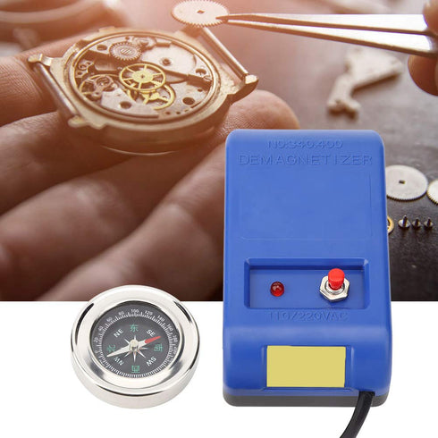 Electrical Demagnetizer Tools, Watch Repair Degausser, Set, Portable Design, for Watch Repair Degausser (US Plug)...
