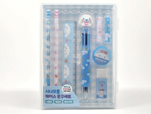 TNB Cute Anime Character Pencil Set, 6 types of pencils Package, design Supplies (Blue)...