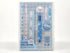 TNB Cute Anime Character Pencil Set, 6 types of pencils Package, design Supplies (Blue)...