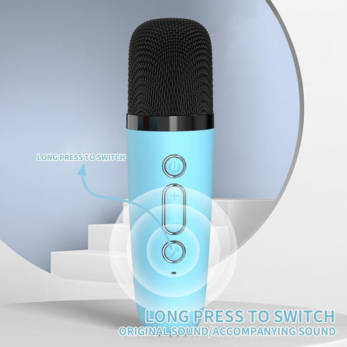 Mini Karaoke Machine for Kids, Portable Bluetooth Speaker with Wireless Microphone?Kids Music Player Toys for Girls and Boys,3,4, 5, 6, 7, 8+ Year...
