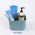 BLUE GINKGO Multipurpose Caddy Organizer - Stackable Plastic Caddy with Handle | Desk, Makeup, Dorm Caddy, Classroom Art Organizers (Made in Korea...