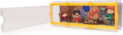 Wizarding World Harry Potter, Micro Magical Moments Scene Gift Set with Exclusive Harry, Hermione, Ron, Fluffy Action Figures & Case, Kids Toys...