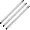 MECCANIXITY 3pcs Stylus Pens for Touch Screens Dual Rubber Tips Capacitive Stylus Universal Tablet Pen Sensitivity Precision, Silver...