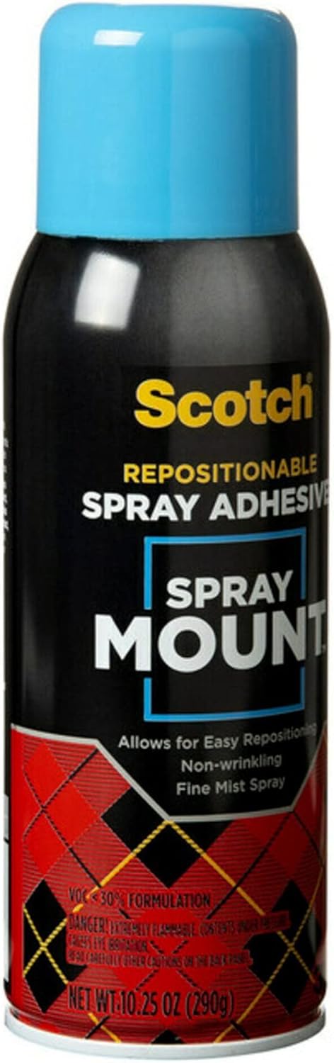 Scotch 6065 Spray Mount Adhesive, Repositionable,10.25 oz....
