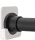 Shower Curtain Rod Holder for Wall Mount | Adhesive Shower Tension Rod Retainer for Tile | No Drilling | Stick On | 2 Pack, White (Shower Curtain ...