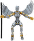 ONEST 1 Piece T13 Action Figure 3D Printed Robot Action Figures Multi-Jointed Movable Robot Toys Articulated Robot Dummy Action Figures for Game L...