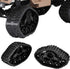 RC Military Truck Wheels 4pcs, Rubber Crawler Tire Wheel Tyre for WPL 1/16 RC Vehicle...