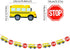 Back to School Bus Banner First Day of School Banner School Bus Decorations Back to School Bus Party Decorations Supplies Classroom School Hanging...